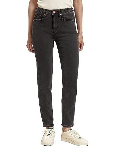 Scotch & Soda Damen High Five Slim Fit Jeans, Midnight Oil, 34-32 im Sale